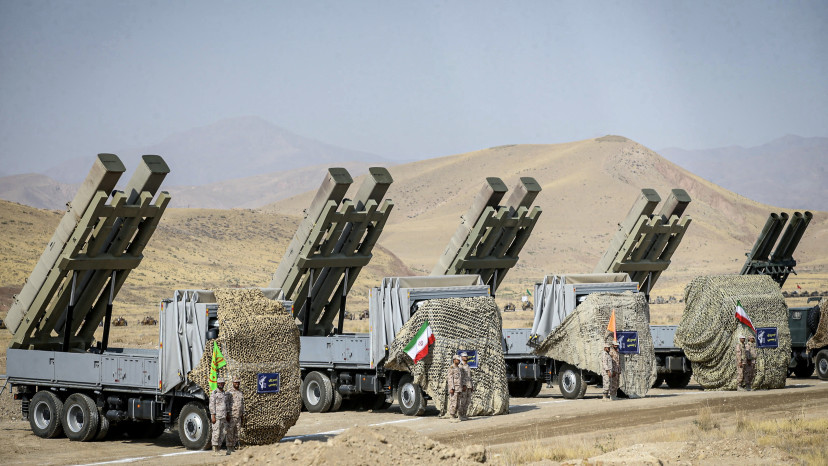 משגרים של משמרות המהפכה (צילום: WANA (West Asia News Agency) via REUTERS)