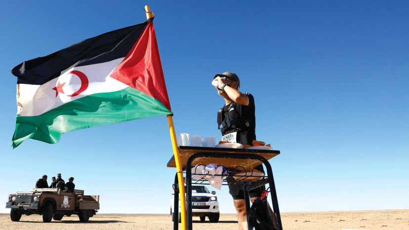 חיילים של צבא מרוקו בסהרה המערבית (צילום: רויטרס)