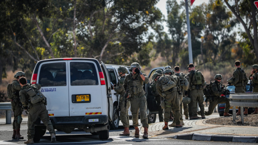 כוחות הביטחון בעוטף עזה (צילום: ג'מאל עוואד, פלאש 90)