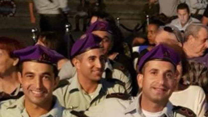 אלוף-משנה לירון בטיטו ואלוף-משנה אסף חממי ז״ל (צילום: דובר צה"ל)