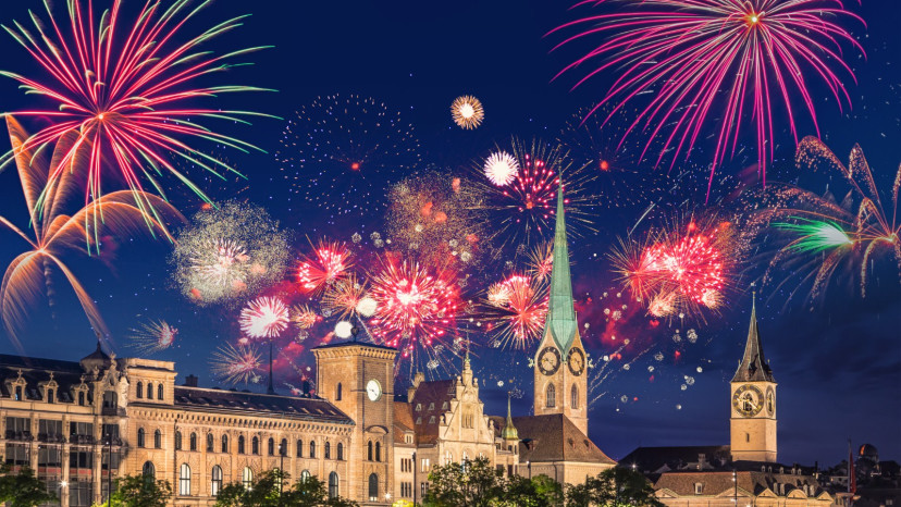 חגיגות השנה החדשה בציריך (צילום: Shutterstock)