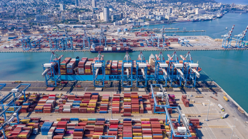 נמל חיפה (צילום: ליאור פתאל)