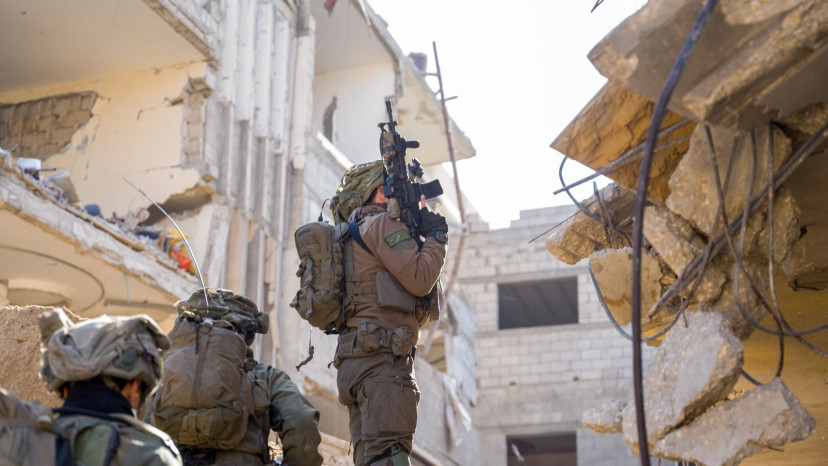 פעילות לוחמי קומנדו בחאן יונס (צילום: דובר צה"ל)