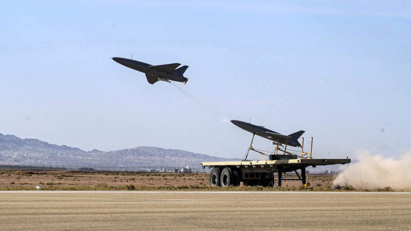 כטב"ם איראני (צילום:  Iranian Army/WANA (West Asia News Agency)/Handout via REUTERS)