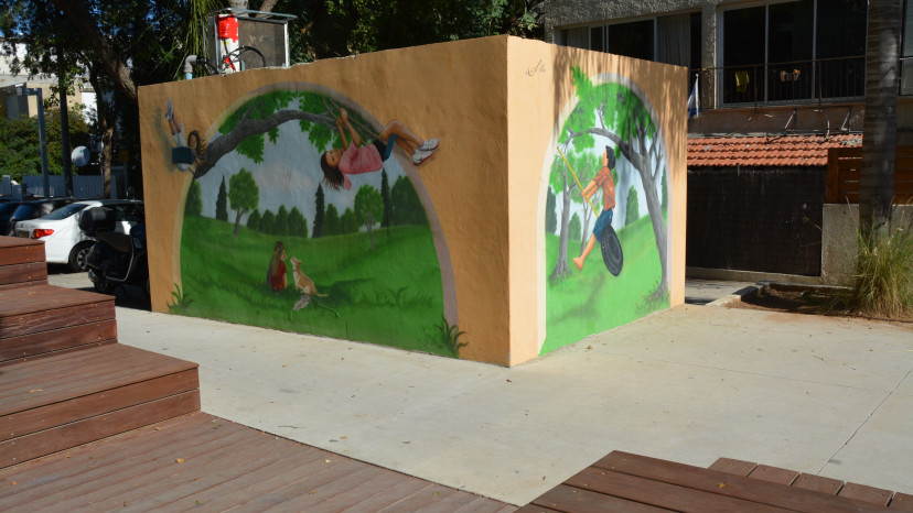 מקלט ציבורי ברמת גן (צילום: דוברות ראש העיר)