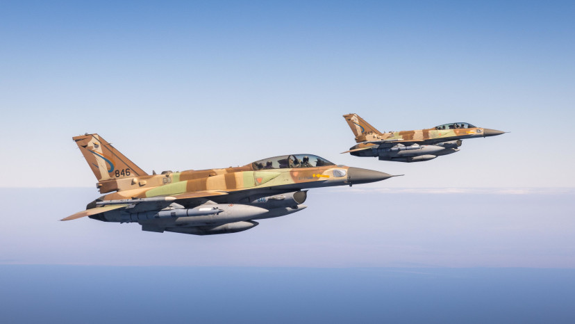 מטוסי חיל האוויר בשמי המזרח התיכון (צילום: דובר צה"ל)