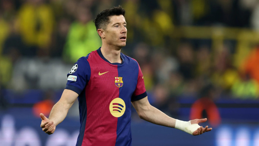 רוברט לבנדובסקי, ברצלונה (צילום: GettyImages, Stefan Matzke - sampics)