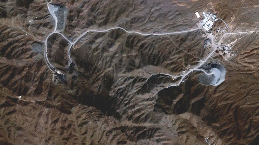 מתקן הגרעין בנתנז אחרי התקיפה הישראלית (ארכיון) (צילום: רויטרס)