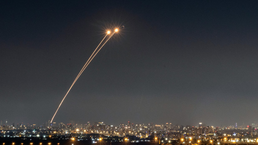 מיירטים בשמי אזור המרכז (צילום: יוסי אלוני, פלאש 90)