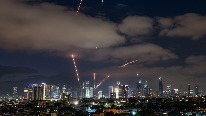 יירוטים בשמי תל אביב ב-15 ביוני 2025 (צילום: מתניה טאוסיג פלאש 90)
