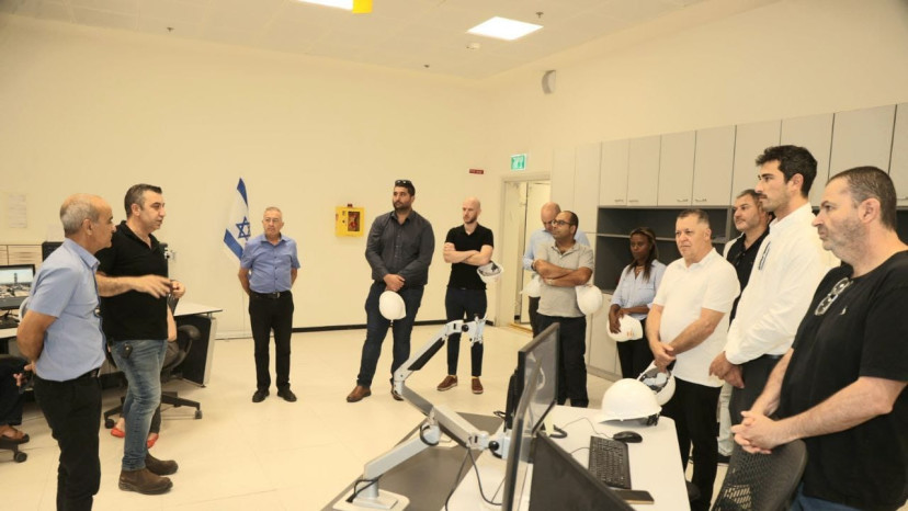 רשות החברות הממשלתיות בסיור באורות רבין (צילום: יוסי וייס)