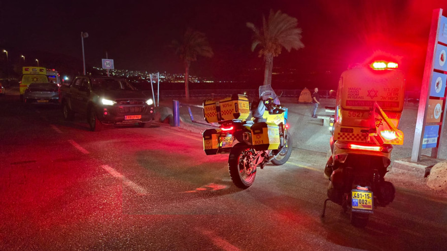 הזירה בכנרת (צילום: תיעוד מבצעי מד"א)