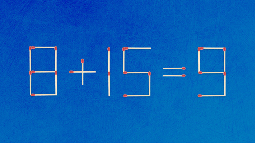 האם תצליחו לפתור את המשוואה באמצעות הזזת גפרור אחד? (צילום: מערכת מעריב)