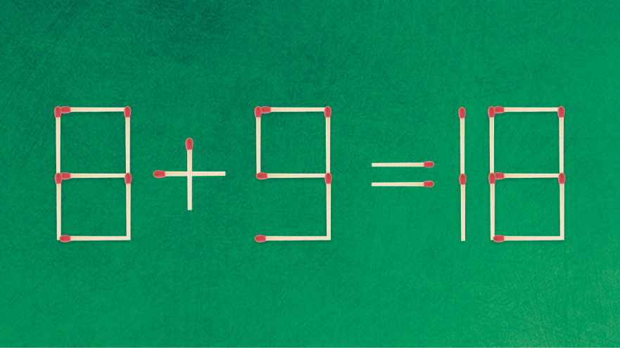 חידת גפרורים: הזיזו גפרור אחד כדי לפתור את החידה (צילום: מערכת מעריב)