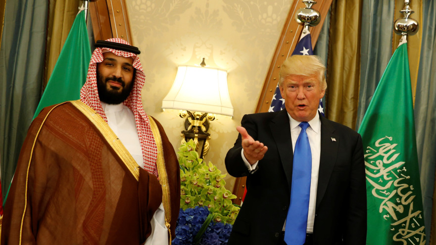 דונלד טראמפ ומוחמד בן סלמאן (צילום: רויטרס)