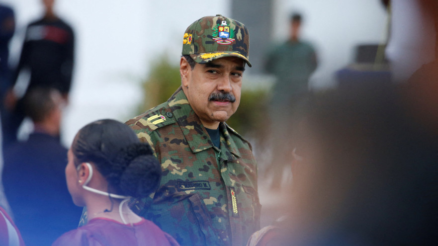  ונצואלה מקיימת צעדה נגד הסלמה אפשרית בפעולות ארה"ב (צילום: REUTERS/Leonardo Fernandez Viloria)