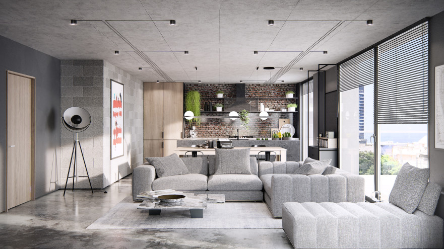 מרחב תעשייתי עם ניחוח אישי, דירה של זוג מברלין, באדיבות סטודיו בוכהלטר (צילום: סטודיו בוכהלטר)