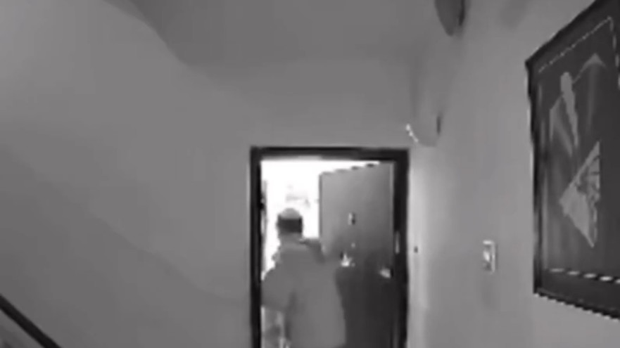 ניסיון החטיפה בבאר שבע (צילום: מצלמות אבטחה)