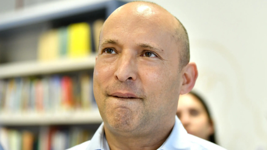 נפתלי בנט, כנס "חינוך מחדש", המרכז האקדמי לוינסקי־וינגייט, 27 באוקטובר 2025 (צילום: ראובן קסטרו)