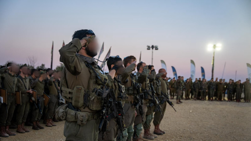 פעילות ממושכת בתחומי הקו הצהוב ברצועת עזה (צילום: דובר צה"ל)