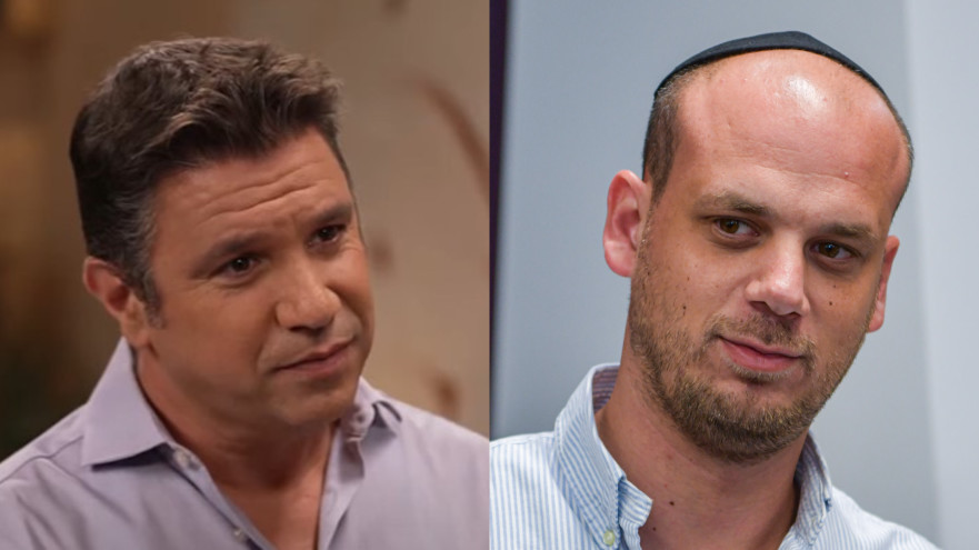 אלי פלדשטיין, עמרי אסנהיים (צילום: Avshalom Sassoni/Flash90, צילום מסך כאן 11)