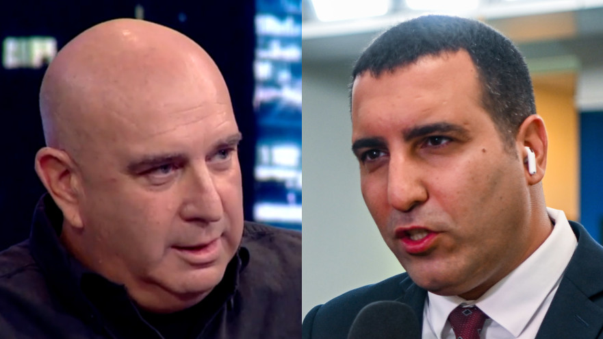 ירון אברהם, ניר דבורי (צילום: Arie Leib Abrams/Flash90 , באדיבות קשת 12)