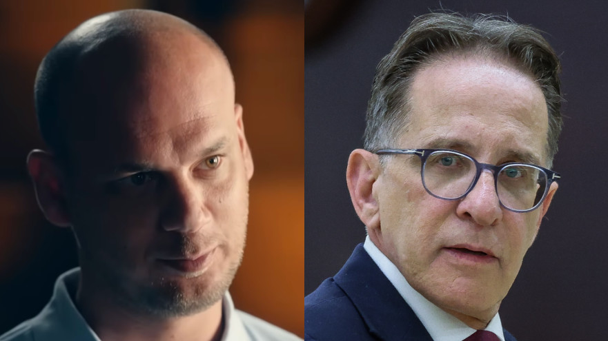 צחי ברוורמן, אלי פלדשטיין (צילום: חיים גולדברג פלאש 90, צילום מסך כאן 11)