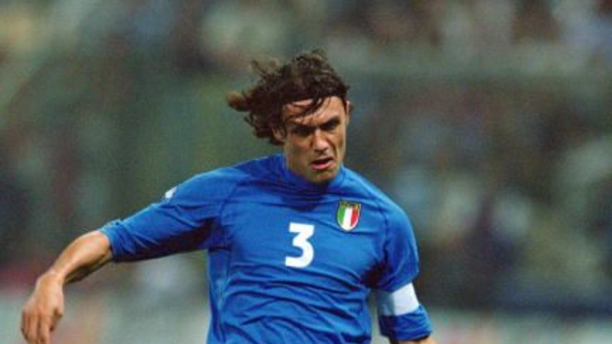 פאולו מלדיני בימיו בנבחרת איטליה (צילום: Clive Brunskill)