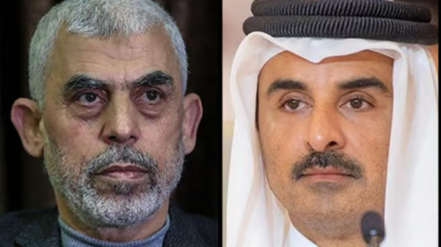 קטאר, יחיא סינוואר  (צילום: רויטרס,EPA)