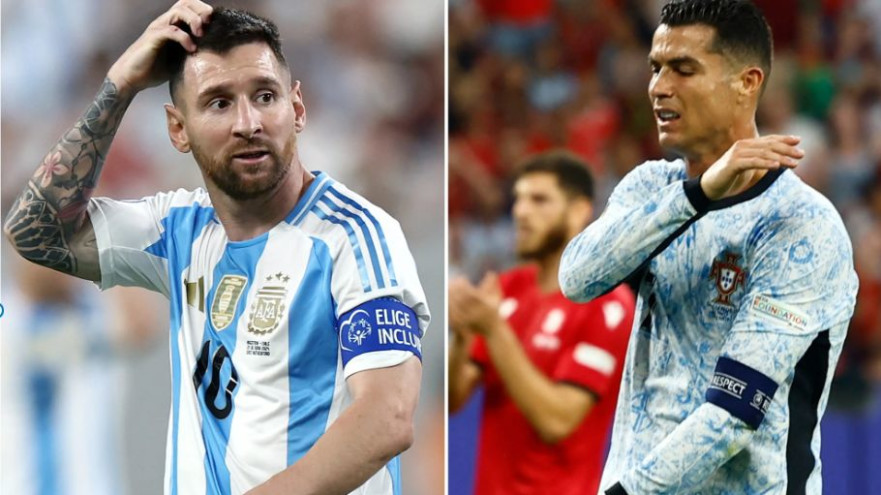 רונאלדו ומסי (צילום: עיבוד תמונה, רויטרס, GettyImages)