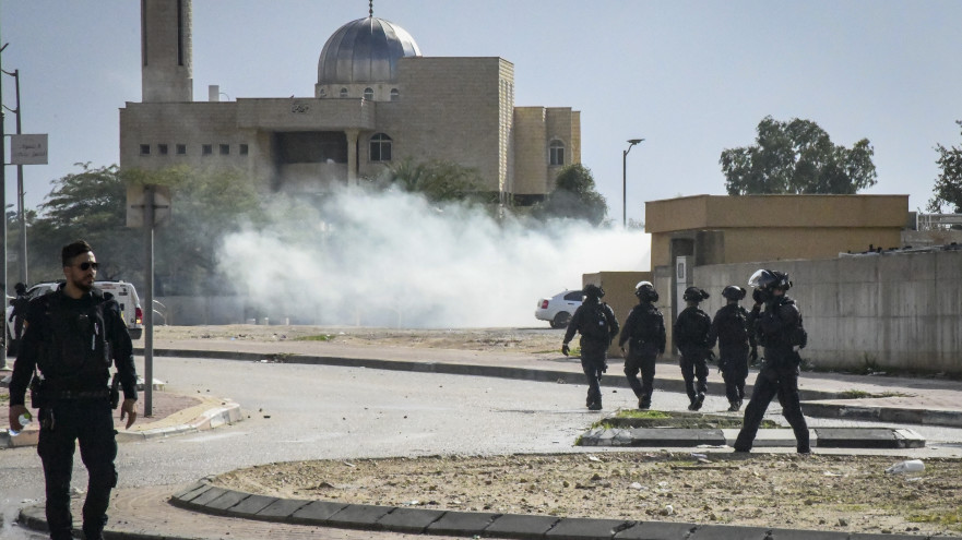 מהומות בכפר תראבין  (צילום: דודו גרינשפן, פלאש 90)