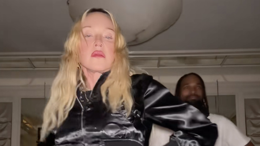 מדונה והבויפרינד (צילום: צילום מסך רשתות חברתיות לפי חוק 27א לזכויות יוצרים)