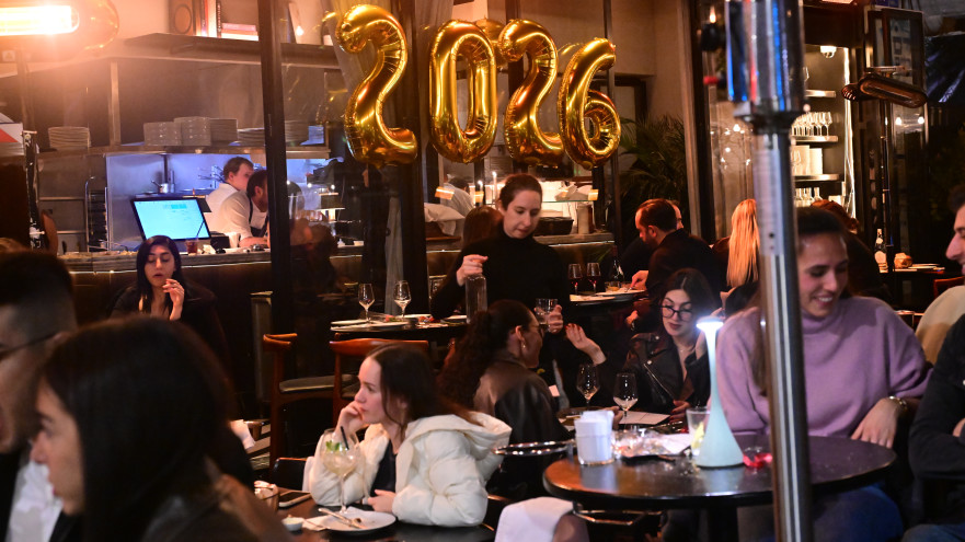 בישראל מקבלים את 2026, חגיגות השנה החדשה (צילום: אבשלום ששוני)