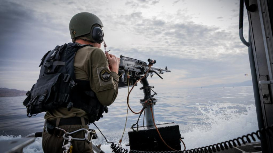 חיל הים בתרגיל באילת (צילום: דובר צה"ל)