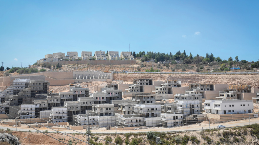 בנייה ביהודה ושומרון (צילום: בן דורי, פלאש 90)