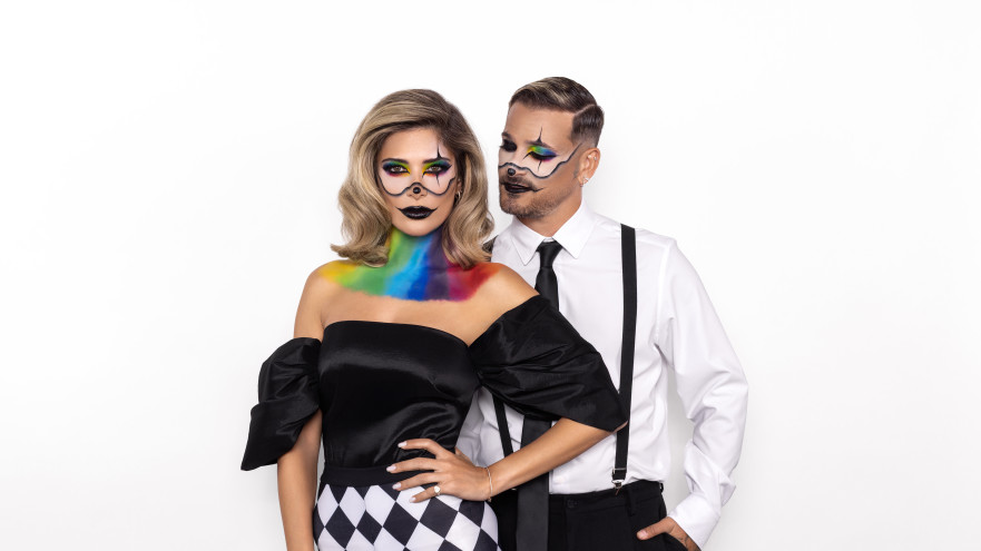 מירן ומאור בוזגלו בקמפיין פורים של סקארה (צילום: יחצ)