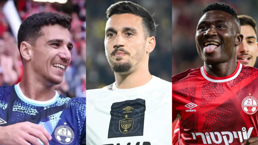 קינגס קנאגווה, ירדן שועה ודן ביטון (צילום: קובי אליהו, ברני ארדוב ומאור אלקסלסי)