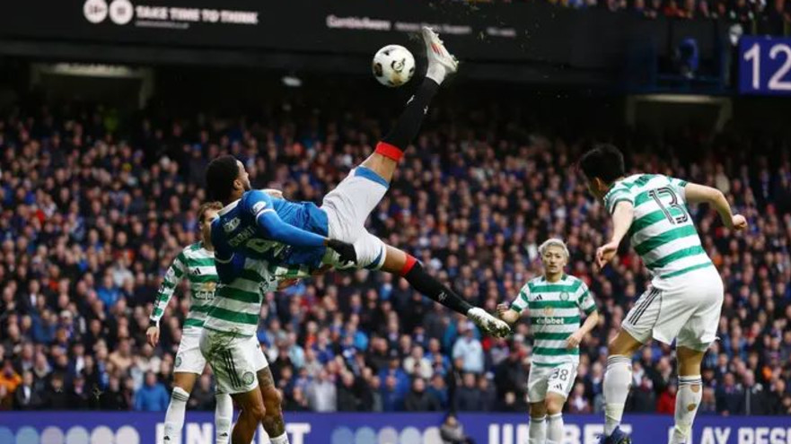 וואו, איזה גול. יוסף שרמיטי (צילום: רויטרס)