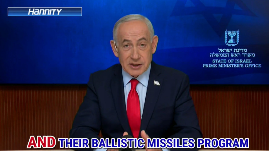 ראש הממשלה בנימין נתניהו בריאיון בפוקס ניוז (צילום: צילום מסך פוקס ניוז)