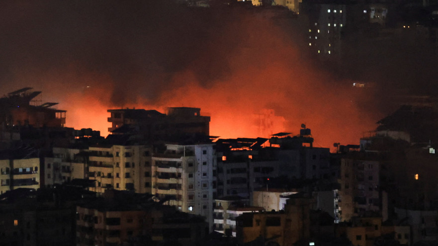 פיצוצים בלבנון בעקבות מתקפה ישראלית (צילום: רויטרס)