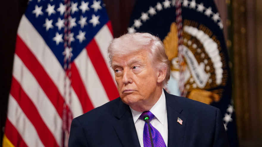 דונלד טראמפ (צילום: REUTERS/Nathan Howard)