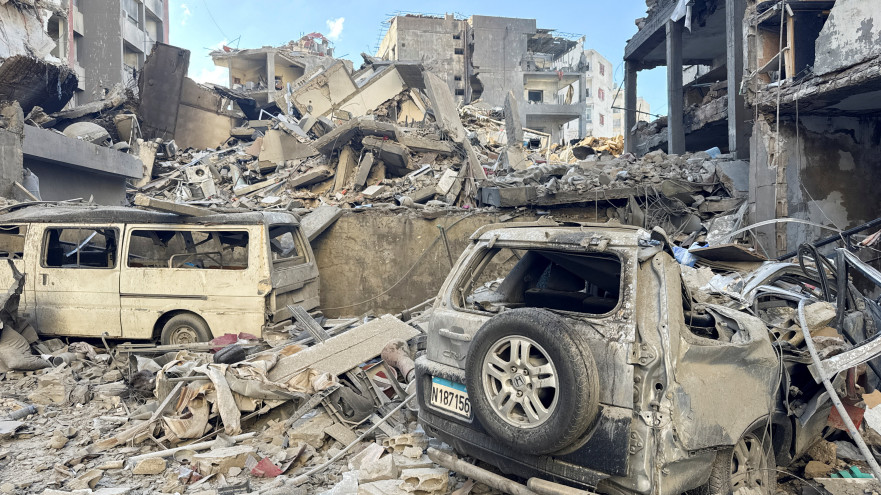 ההרס בדאחייה בביירות (צילום: רויטרס)