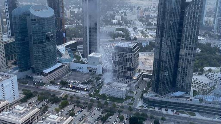 תקיפה במרכז הפיננסי של דובאי (צילום: רשתות שימוש לפי סעיף 27)