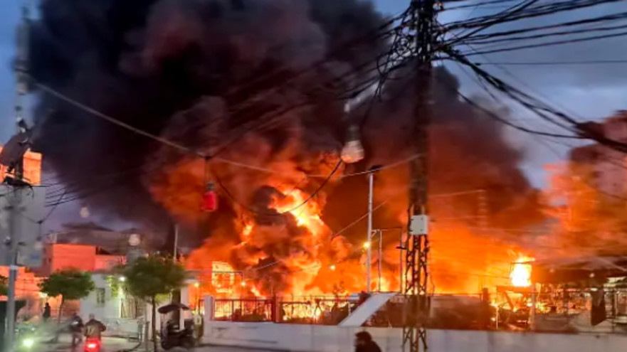 תקיפה באיראן  (צילום: רשתות ערביות)