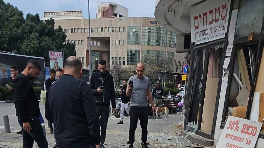 זירת נפילה בתל אביב  (צילום: שימוש לפי סעיף 27א')