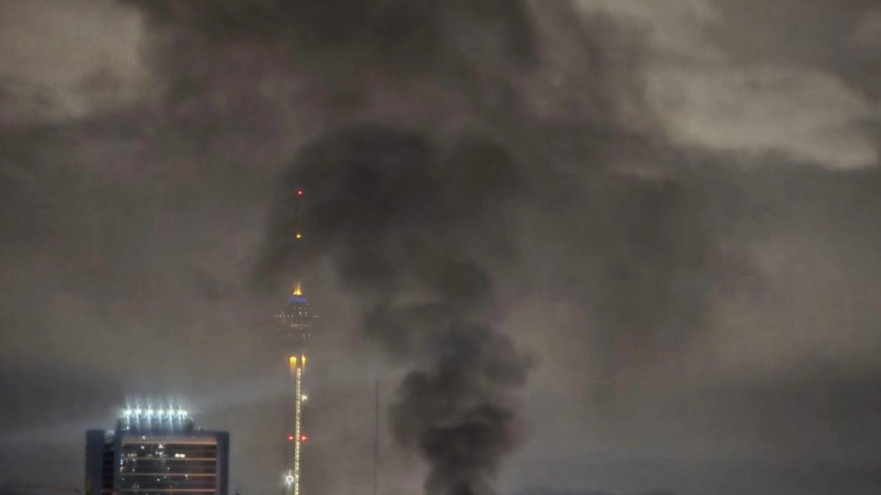 תקיפה באיראן (צילום: רשתות ערביות)