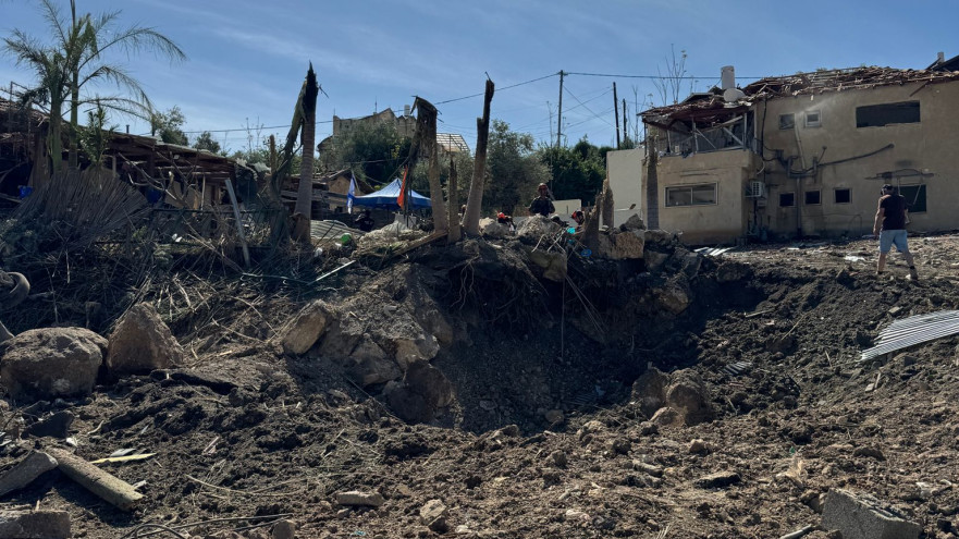 מזירת הנפילה באזור אשתאול ליד בית שמש (צילום: תיעוד מבצעי מד"א)