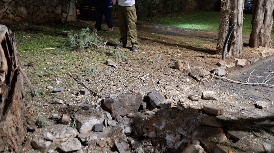 זירת הנפילה בגבעת-שמואל (צילום: תיעוד מבצעי מד"א)