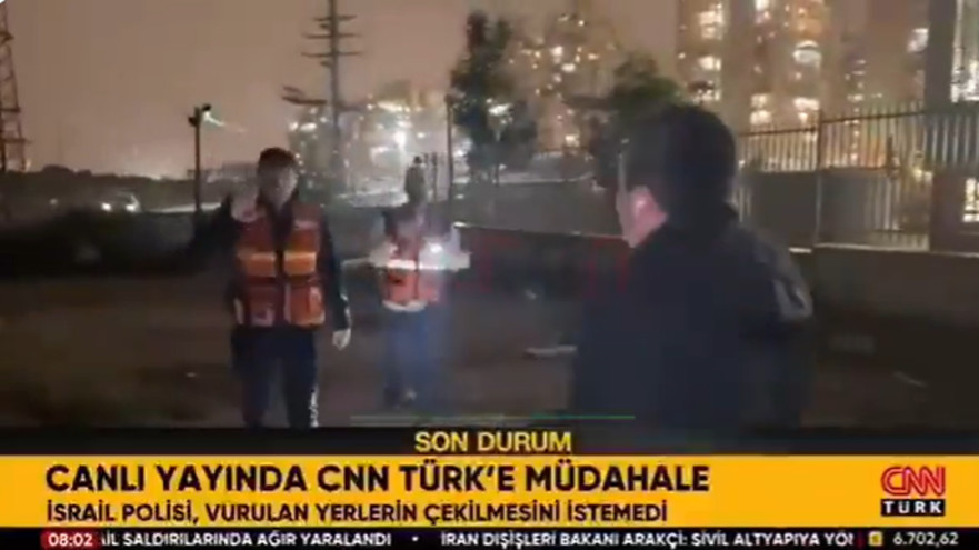 ראש עיריית פתח תקווה והכתב הטורקי של CNN (צילום: צילום מסך רשת X)