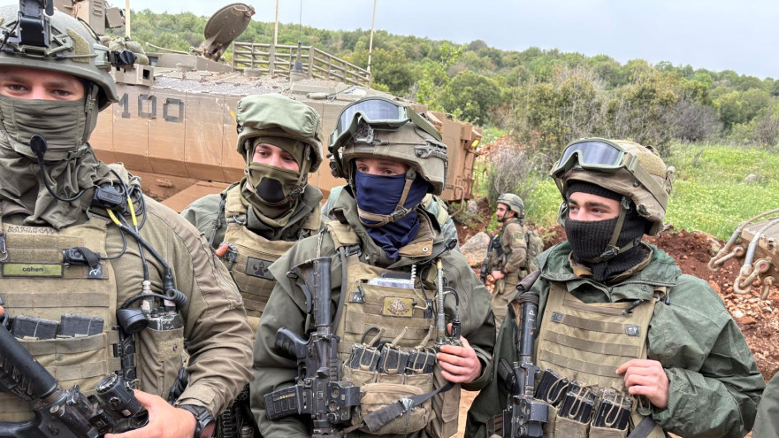 לוחמי אוגדה 162 בלבנון (צילום: אבי אשכנזי)